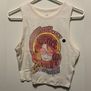 Hollister graphic crop top